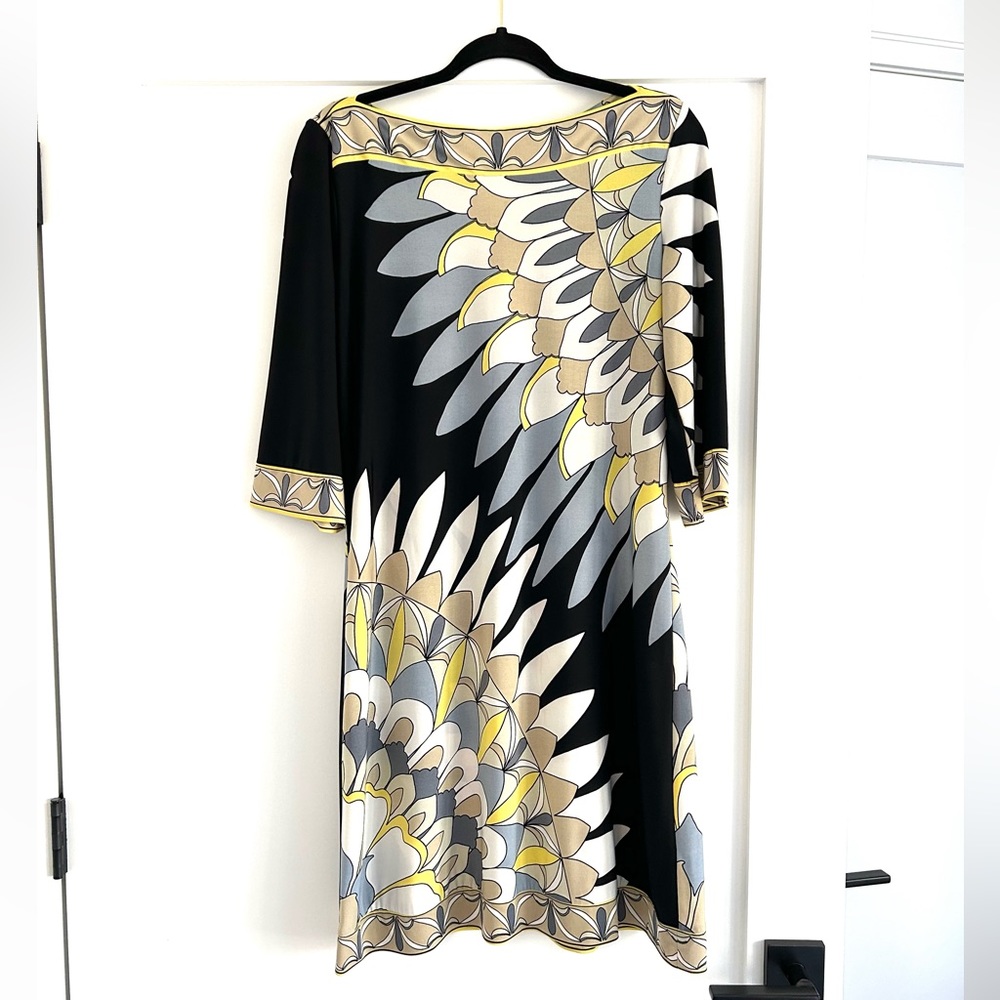 Donna Morgan Floral Jersey Dress Size 14